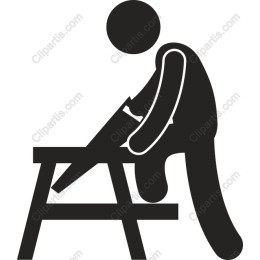 Craftsman Working with Saw