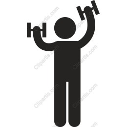 Fitness Enthusiast Lifting Dumbbells