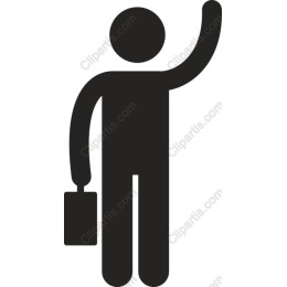 Waving Professional Figure