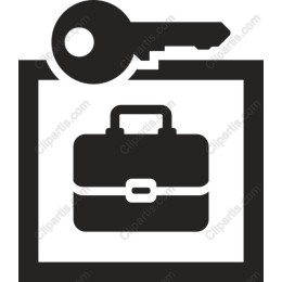 Key and Briefcase