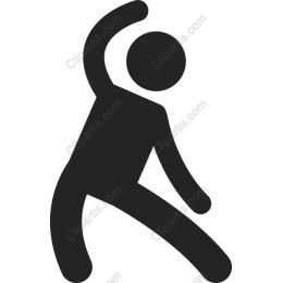 Energetic Figure in Motion