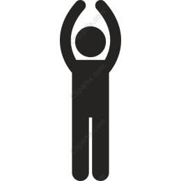 Celebratory - Raised Arms Person