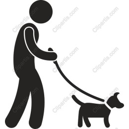 Person Walking Dog