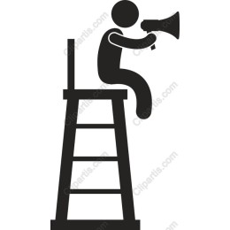 Authority in Action: Megaphone Speaker