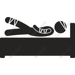 Healing Figure in Bed
