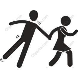 Joyful Couple Running