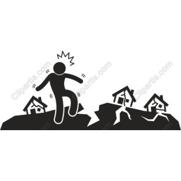 Distressed Figure in Disaster