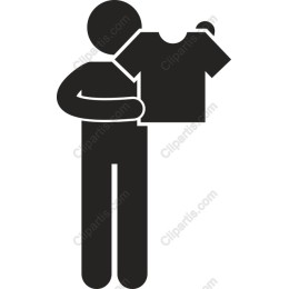 T-Shirt Holding Figure