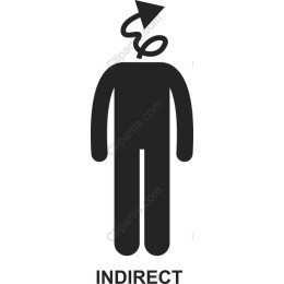 Indirect Arrow Figure