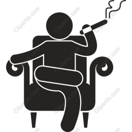 Relaxed Figure in Armchair