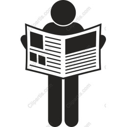 a Person Reading a Newspaper