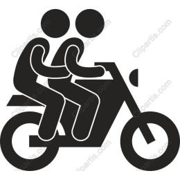 Two Riders on a Motorcycle