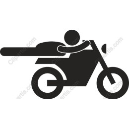 Dynamic Motorcycle Rider