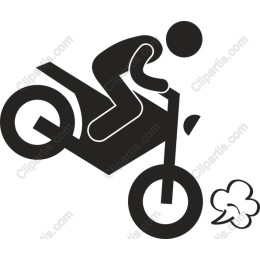 Dynamic Motorcycle Rider