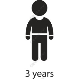 Minimalist of a 3-Year-Old Child