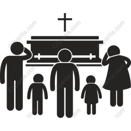 Grieving Family