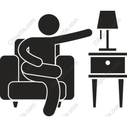Minimalist Relaxation - Person on Sofa