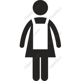 Stylish Woman in Apron