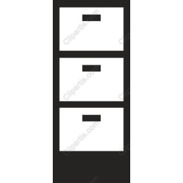 Three-Drawer Filing Cabinet