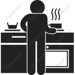 Chef Illustrating Cooking