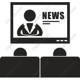 News Anchor Broadcast