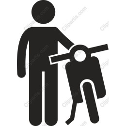Person with Bicycle