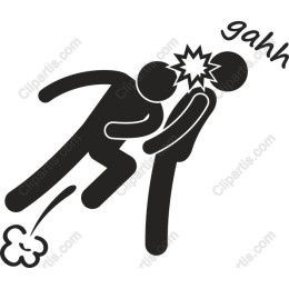 Playful Altercation Stick Figure