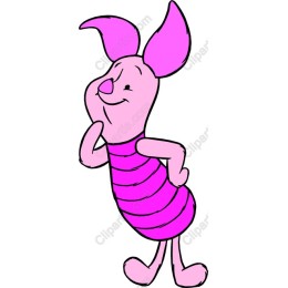 Charming Pink Pig