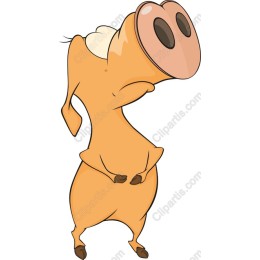 Charming Cartoon Pig