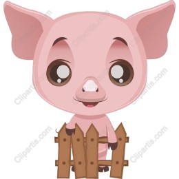 Cute Cartoon Pig