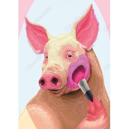 Charming Pig Makeup