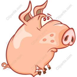 Cute Cartoon Pig