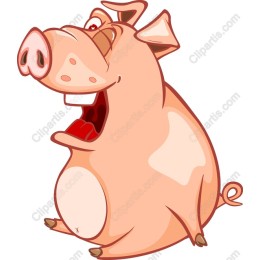 Cheerful Pig