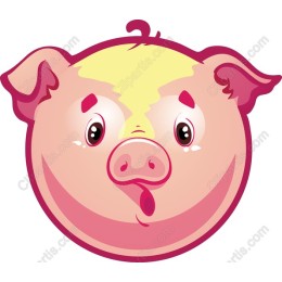 Playful Pig Face