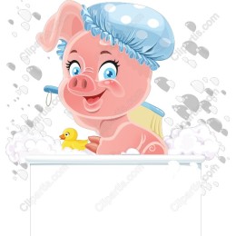 Charming Pig in Bath