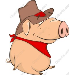 Cowboy Pig