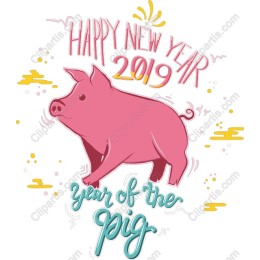 Happy New Year 2019 - Year of the Pig