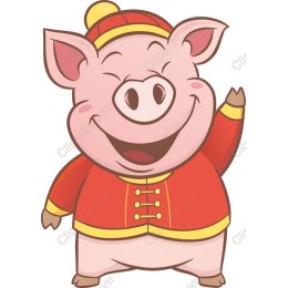 Cheerful Pig
