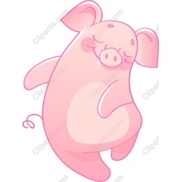 Cheerful Piglet