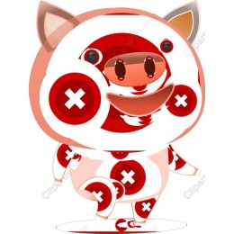 Cheerful Pig