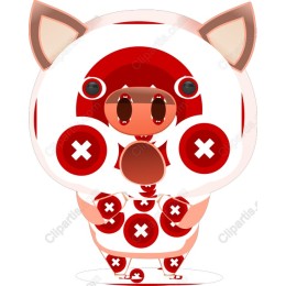 Delightful Pig Character
