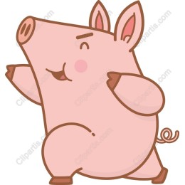 Cheerful Pig