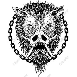 Fierce Boar Head