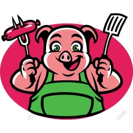 Playful Pig Chef