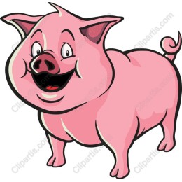 Cheerful Pig