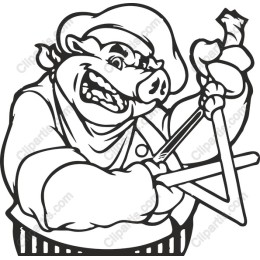 Vintage Pig Chef