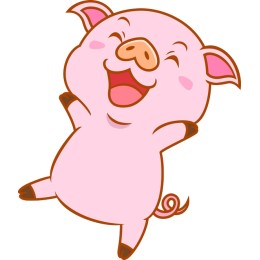 Joyful Pig