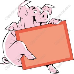 Cheerful Pig