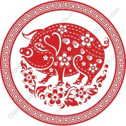Floral Pig