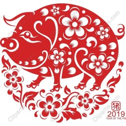 Year of the Pig Floral